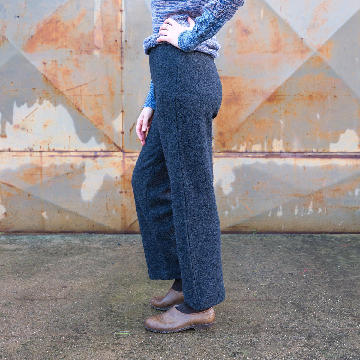 Wool Crepe Pants - Organic Merino (Women S-XL)