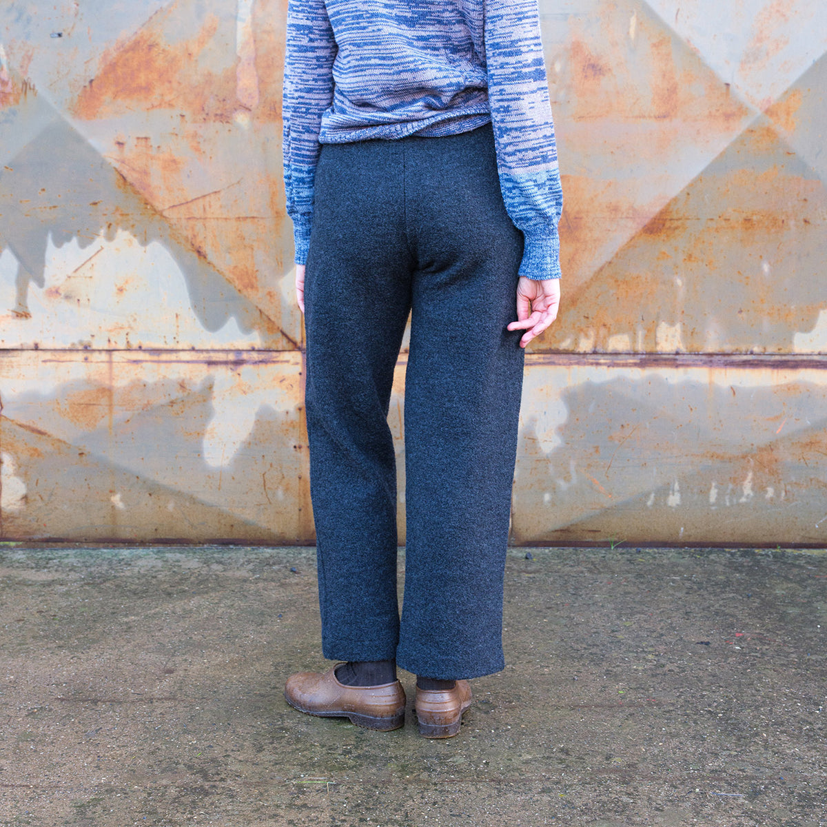 Wool Crepe Pants - Organic Merino (Women S-XL)
