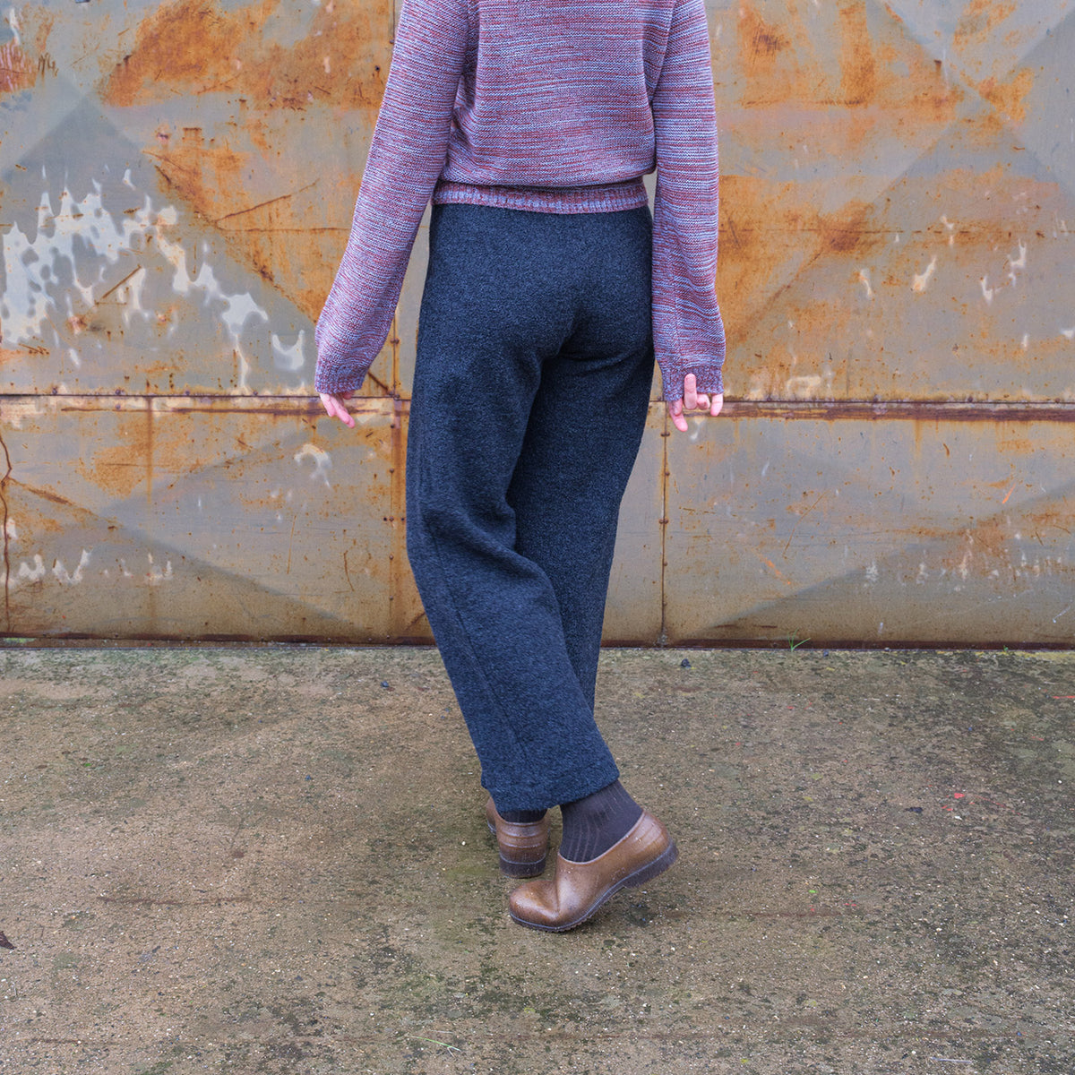 Wool Crepe Pants - Organic Merino (Women S-XL)