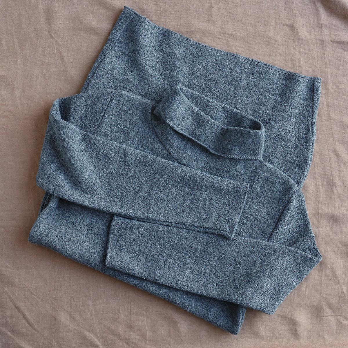 Wool Crepe Jumper Dress - Organic Merino