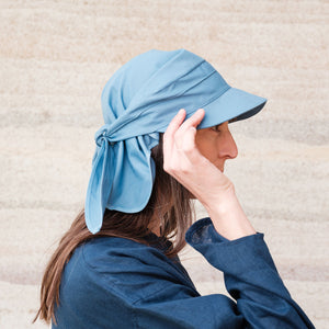 Bandana Style Sun Visor - 100% Organic Cotton - UV60+ (Child-Adult)