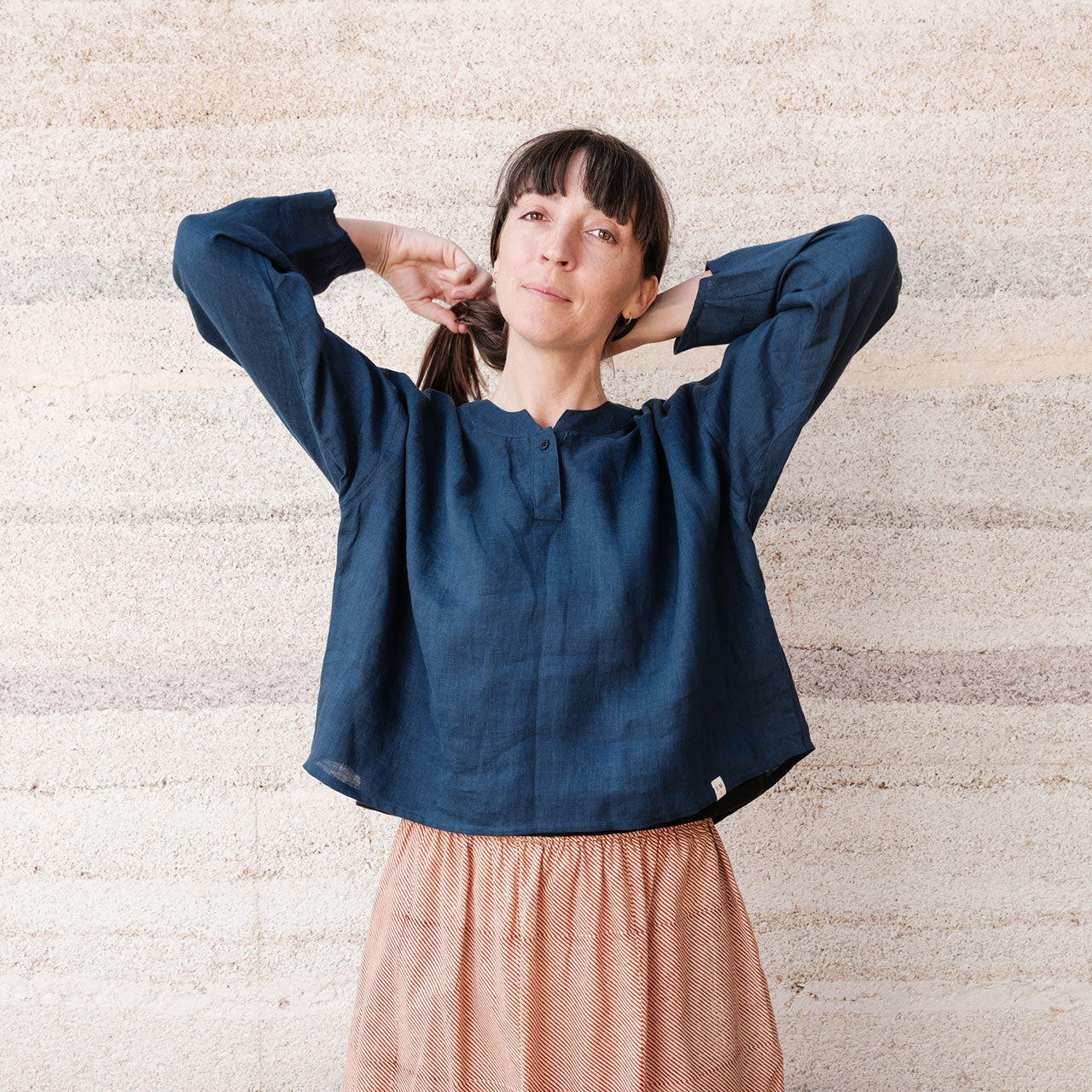 Women's Garden Shirt in Handkerchief Linen