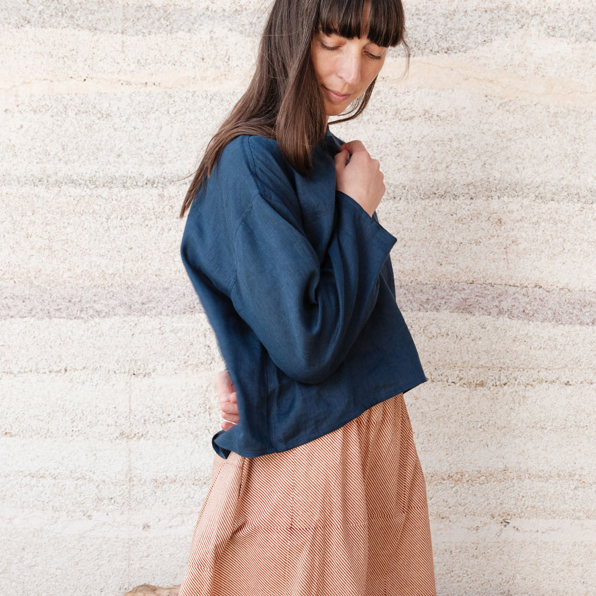 Women's Garden Shirt in Handkerchief Linen