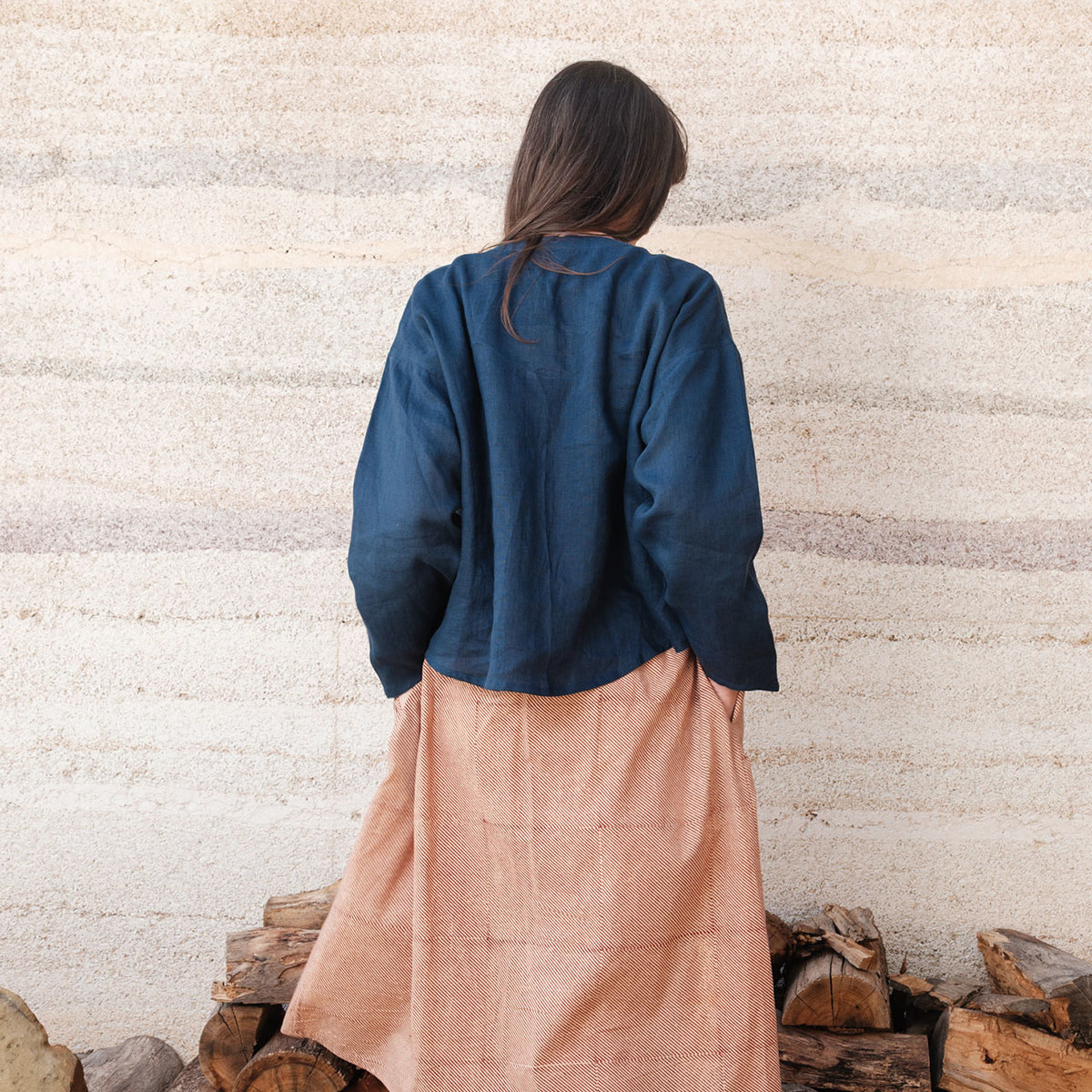 Women's Garden Shirt in Handkerchief Linen