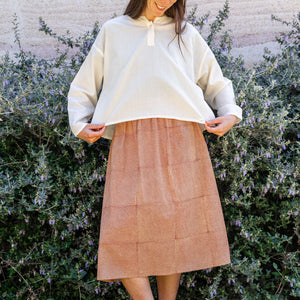 Women's Garden Shirt in Organic Cotton Crepe