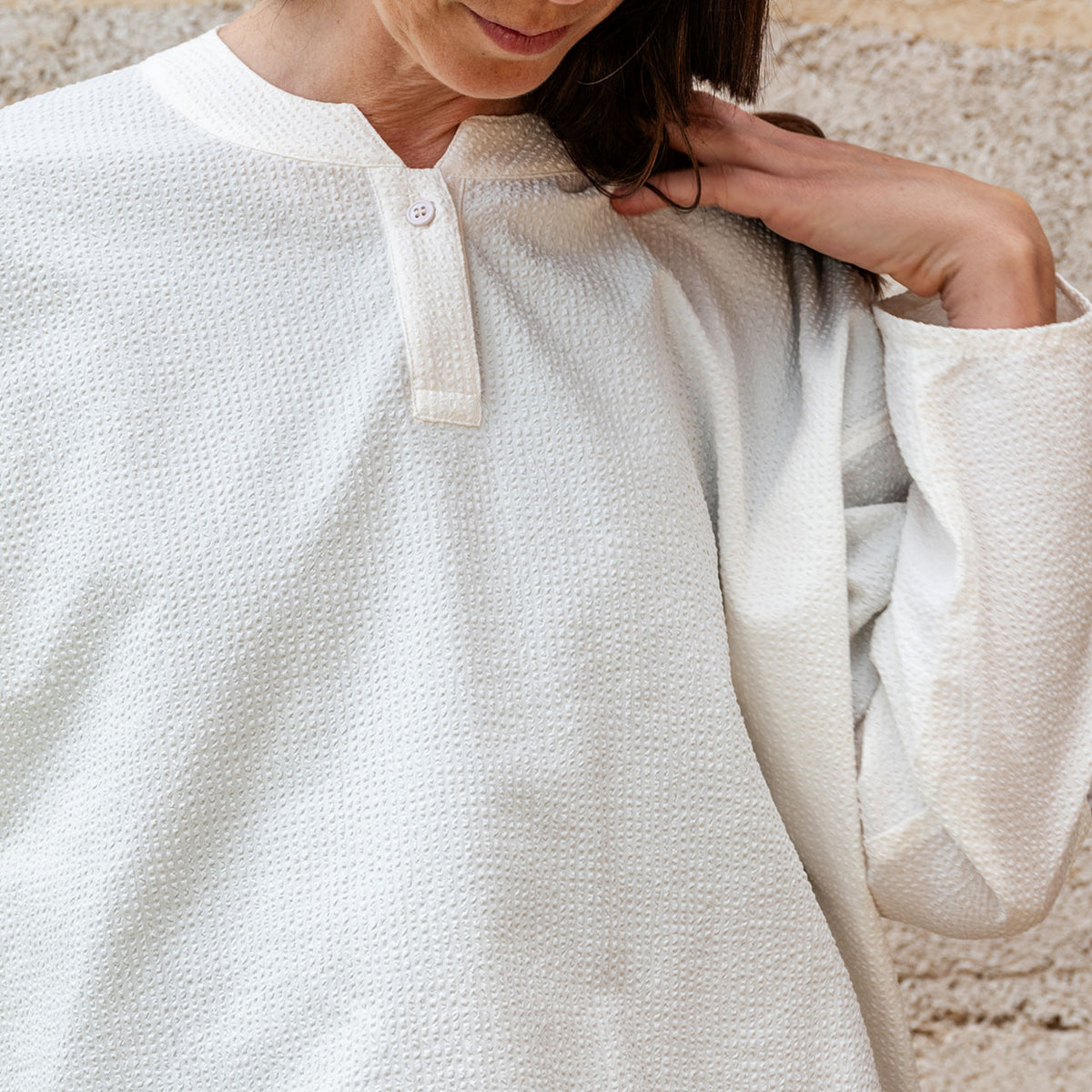 Women's Garden Shirt in Organic Seersucker