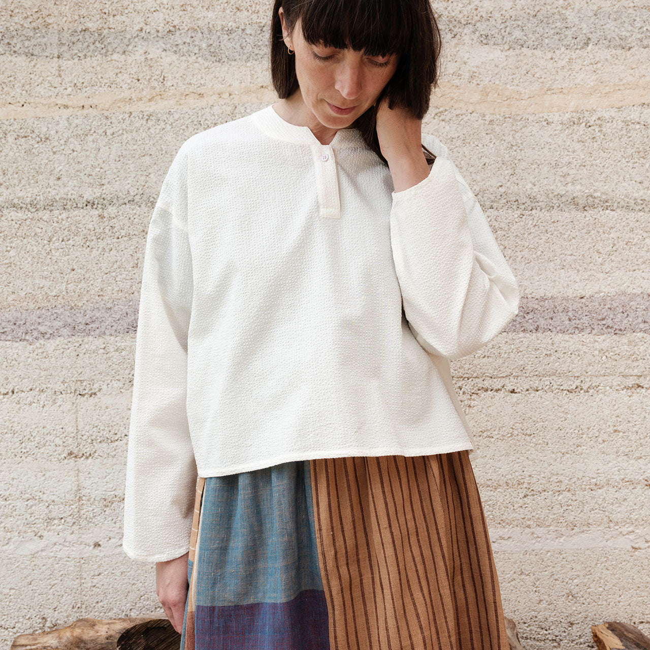 Women's Garden Shirt in Organic Seersucker