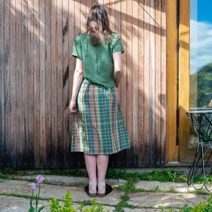 Pocket Skirt - 100% European Linen - Mad Hatter (Women S-L)