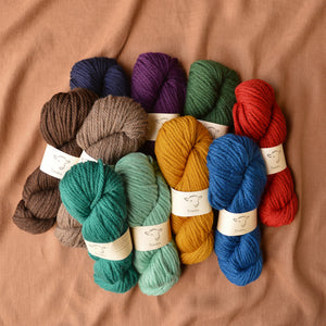 Quick Knit Chunky Yarn in 100% Virgin Wool (100g 4-ply 62m)