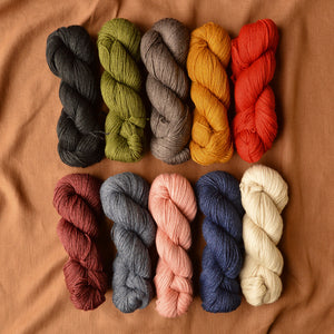 All Natural Sock Yarn in Wool/Ramie (100g 3-ply 300m)