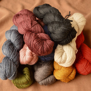 All Natural Sock Yarn in Wool/Ramie (100g 3-ply 300m)