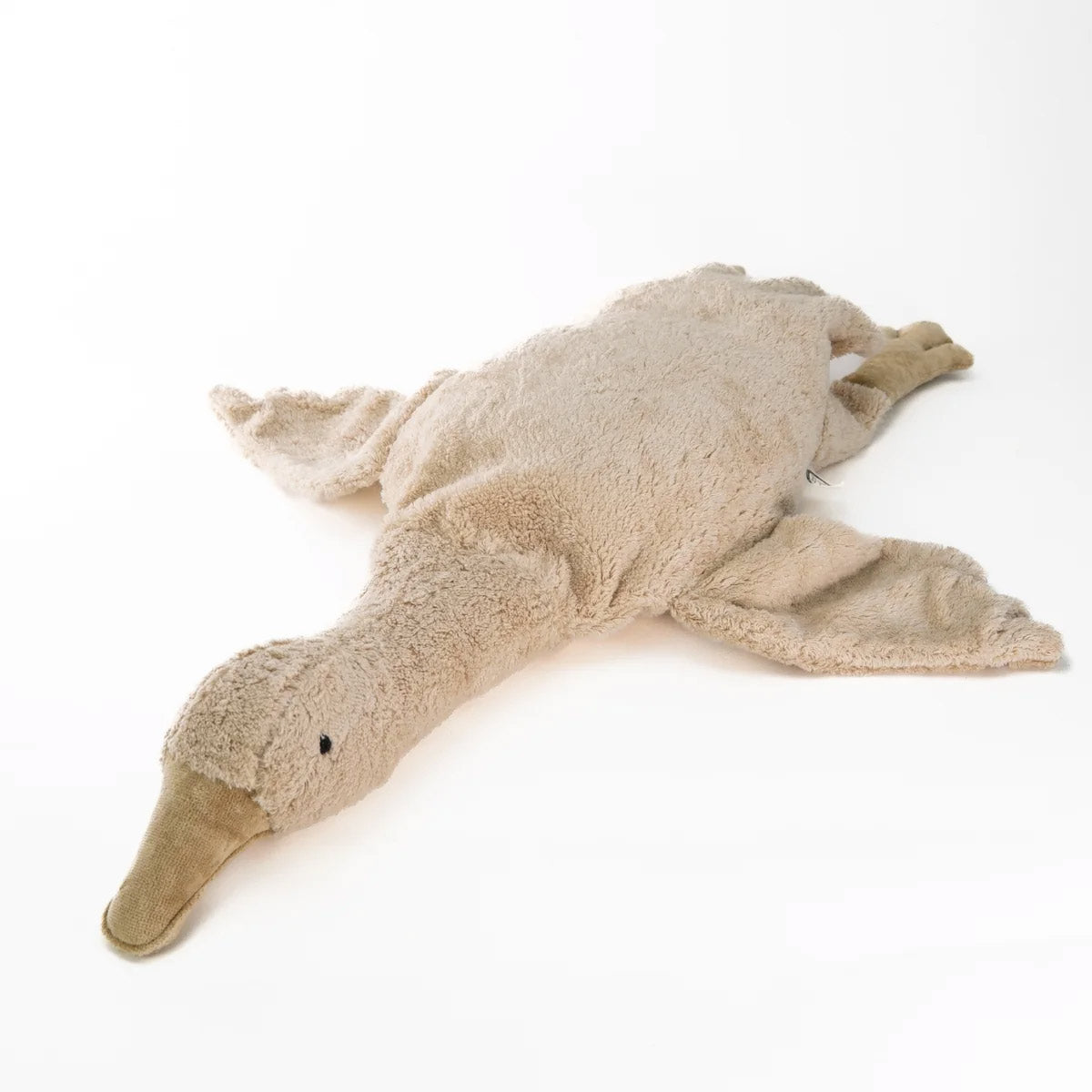 Cuddly Goose Toy/Heat Pack in Organic Cotton/Lambswool - Linen *Coming Soon