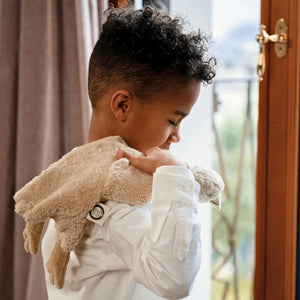 Cuddly Goose Toy/Heat Pack in Organic Cotton/Lambswool - Linen *Coming Soon