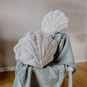 Cuddly Shell Pillow/Heat Pack in Organic Cotton/Lambswool (Small)
