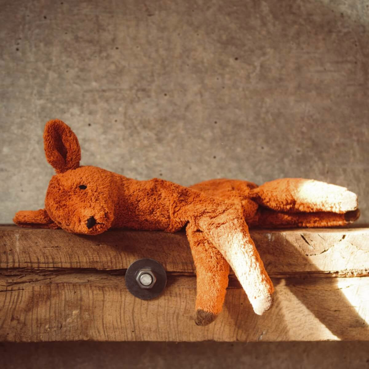 Cuddly Deer Toy/Heat Pack in Organic Cotton/Lambswool (Small) *Returning Soon