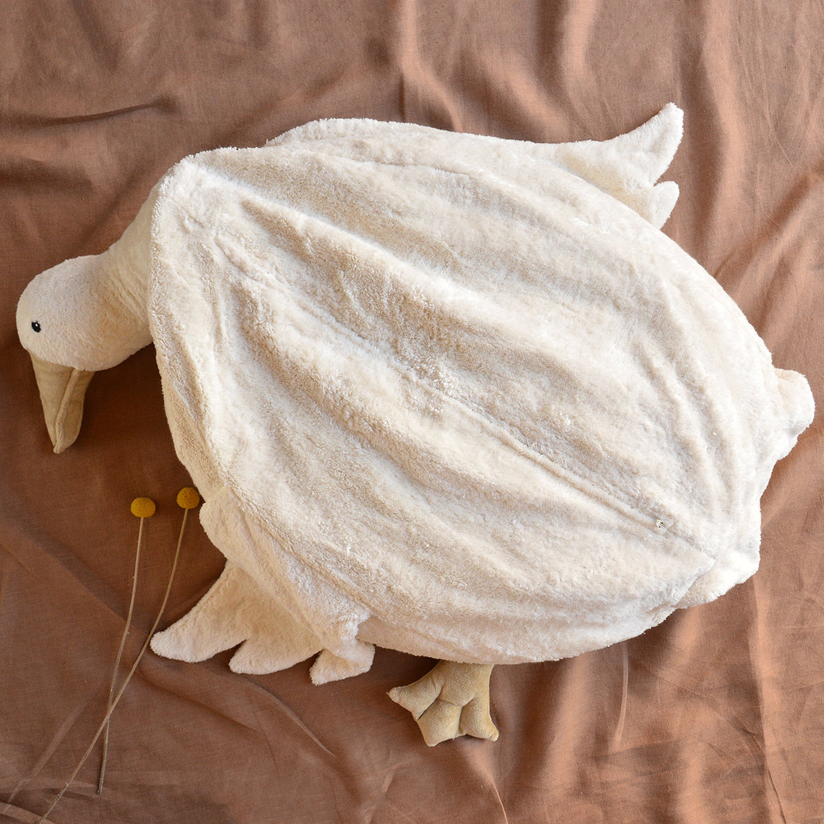Giant Goose Bean Bag/Toy - Organic Plush Cotton (XXL) *Last One!