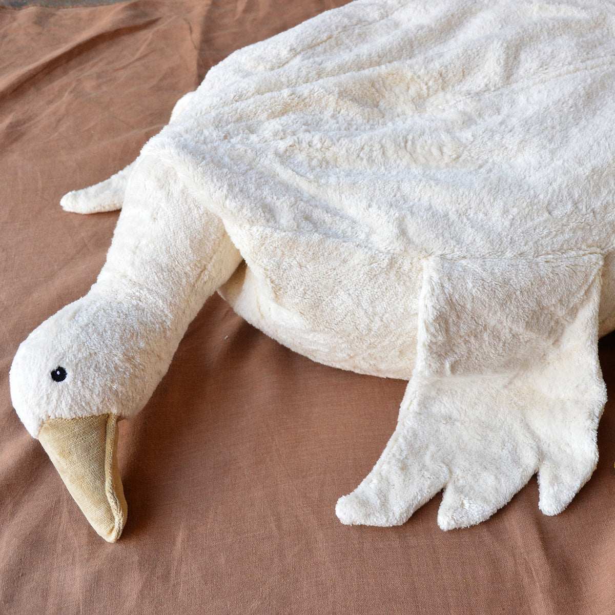 Giant Goose Bean Bag/Toy - Organic Plush Cotton (XXL) *Last One!