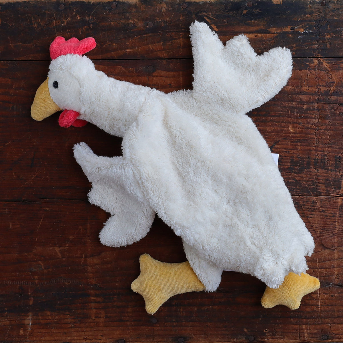 Cuddly Chicken with Heat Pack in Organic Cotton/Lambswool (Small)