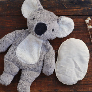 Cuddly Koala with Heat Pack in Organic Cotton/Lambswool (Limited Edition)