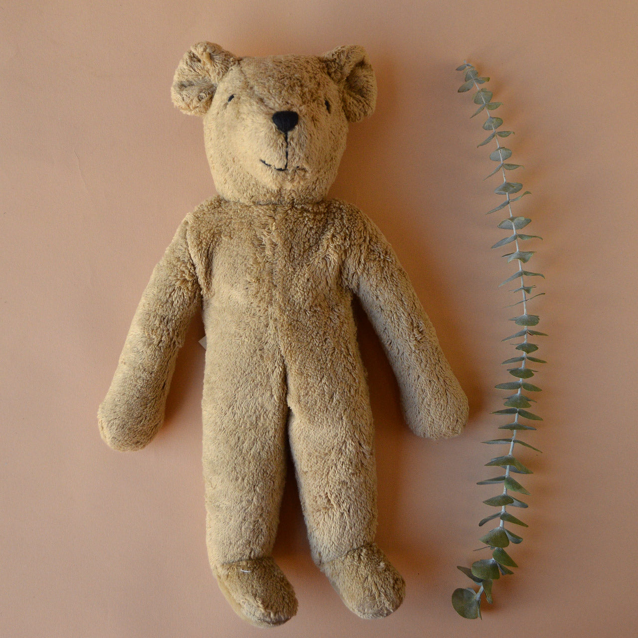 Floppy Bear Toy in Organic Cotton/Lambswool (Large) *Returning Soon