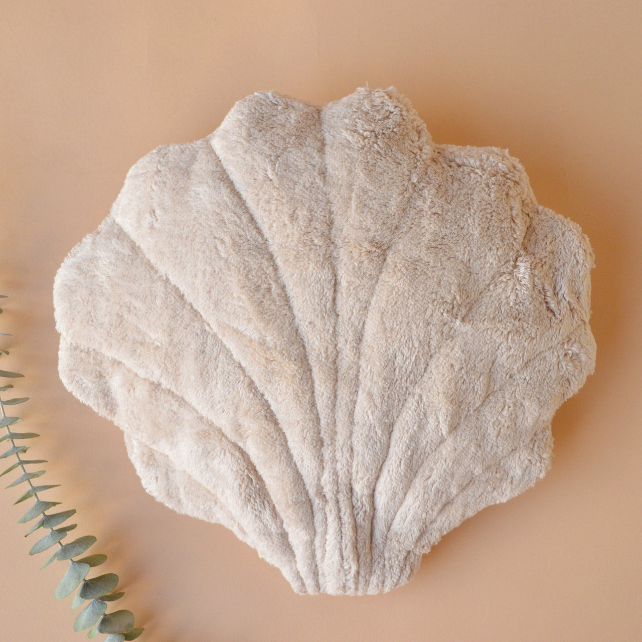 Cuddly Shell Pillow/Heat Pack in Organic Cotton/Lambswool (Large)