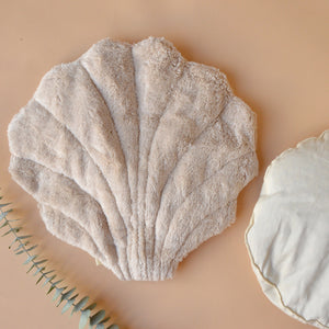 Cuddly Shell Pillow/Heat Pack in Organic Cotton/Lambswool (Large)