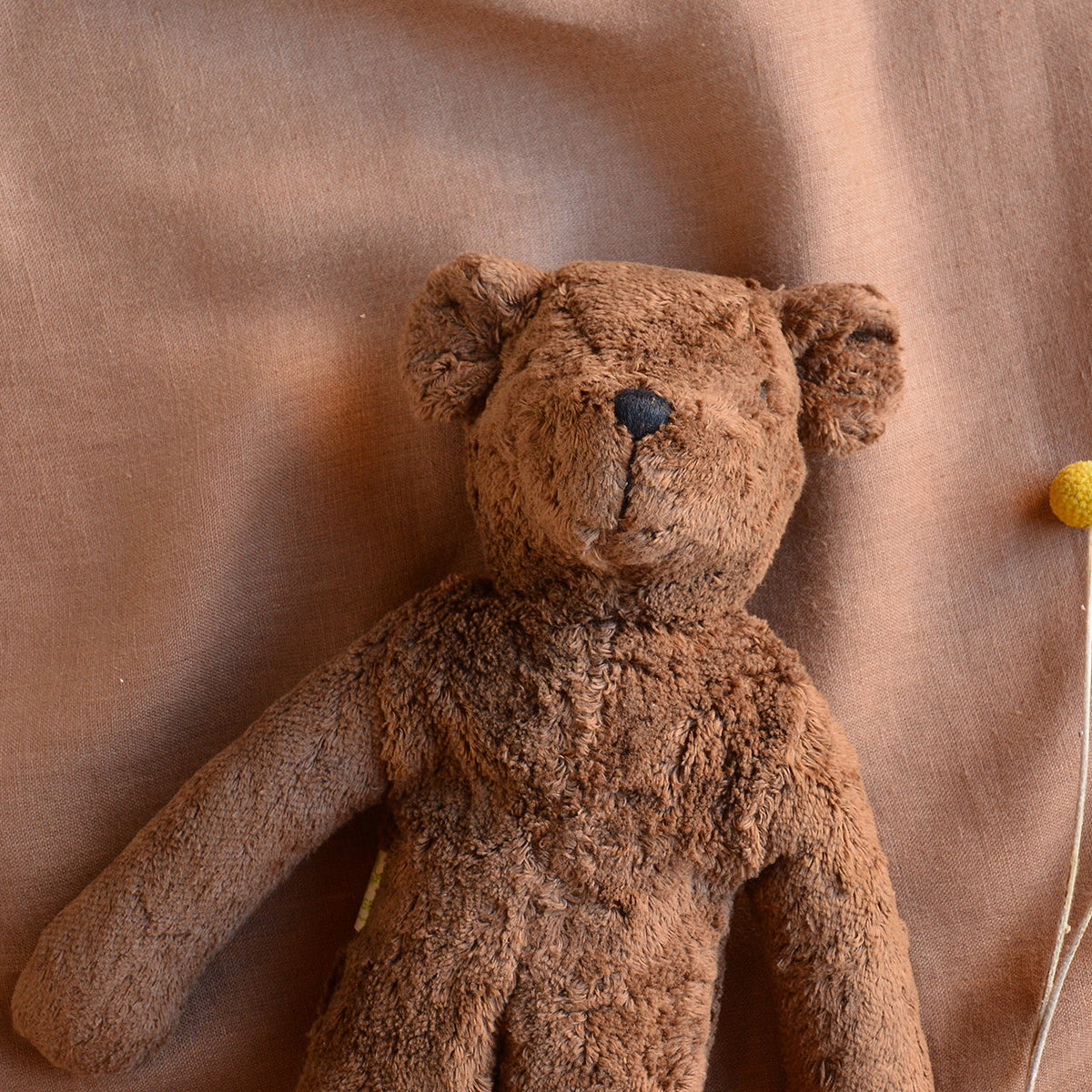 Floppy Bear Toy in Organic Cotton/Lambswool (Large