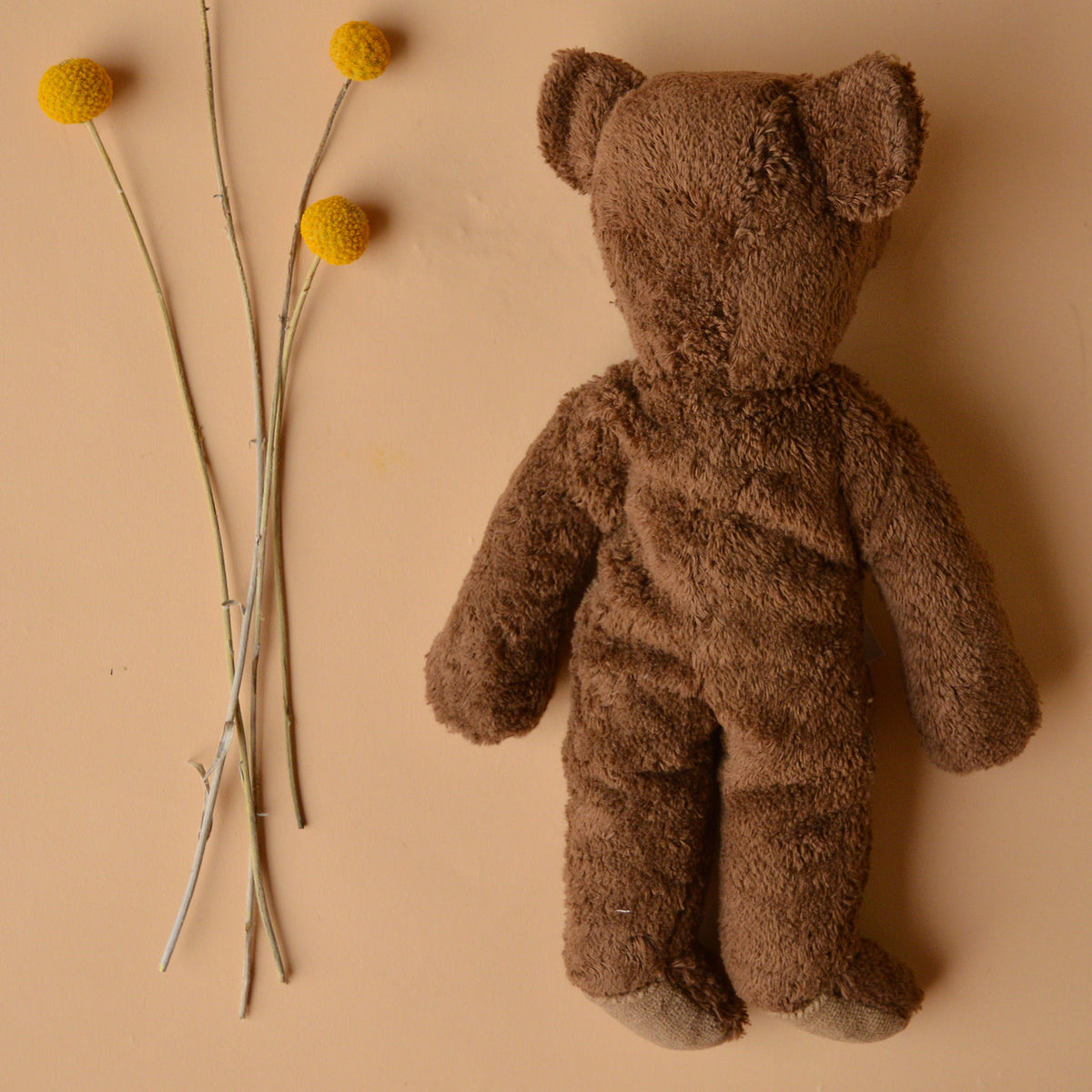Floppy Bear Toy in Organic Cotton/Lambswool (Small)