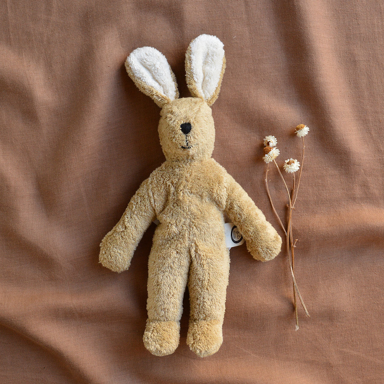 Floppy Bunny Rabbit Toy in Organic Cotton/Lambswool (Small)