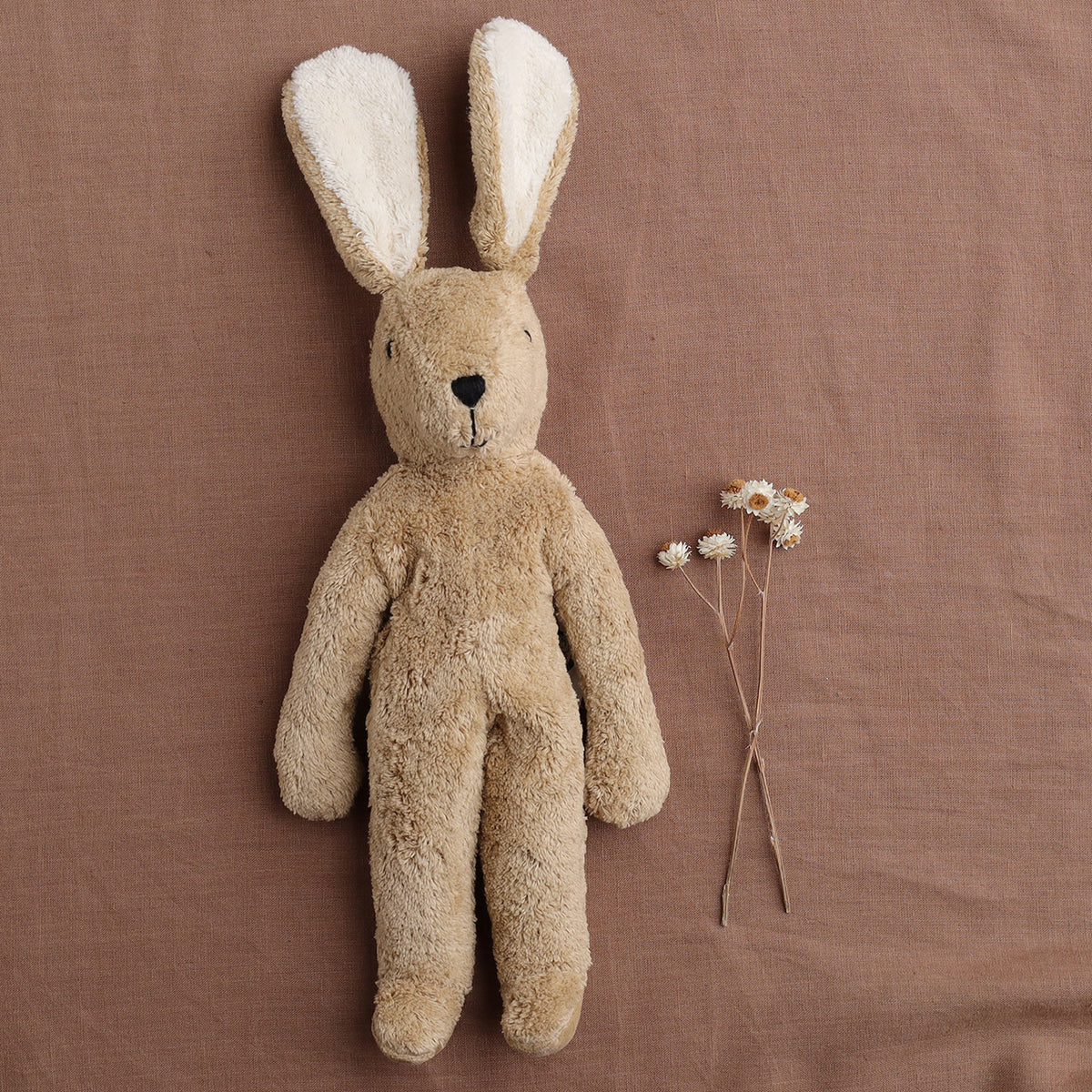 Floppy Bunny Rabbit Toy in Organic Cotton/Lambswool (Large)
