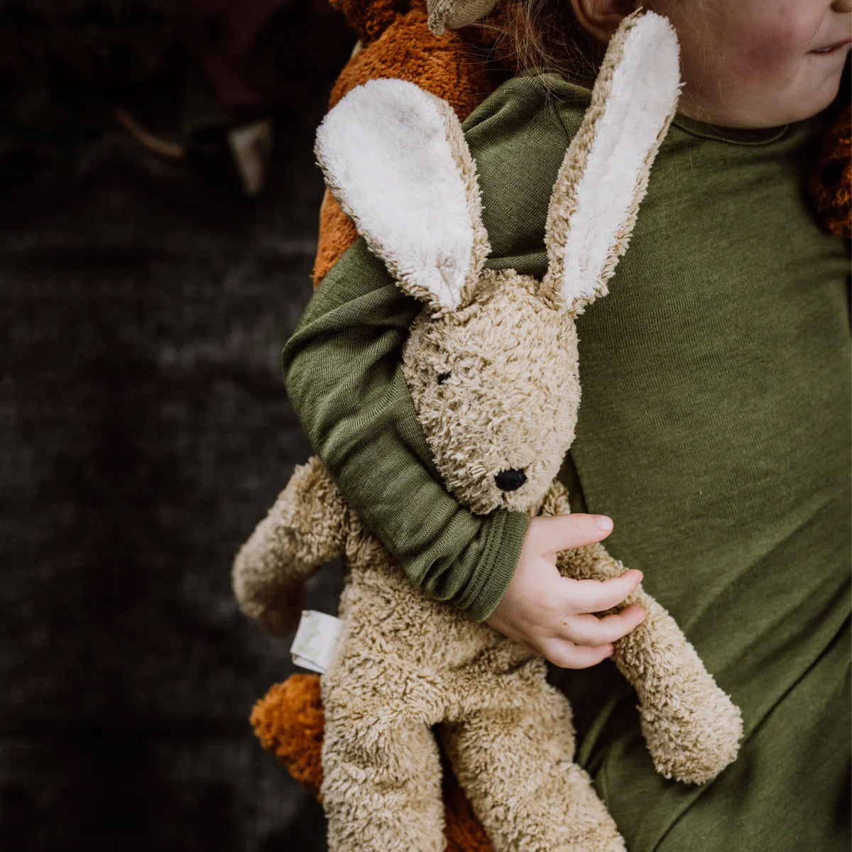 Floppy Bunny Rabbit Toy in Organic Cotton/Lambswool (Large)