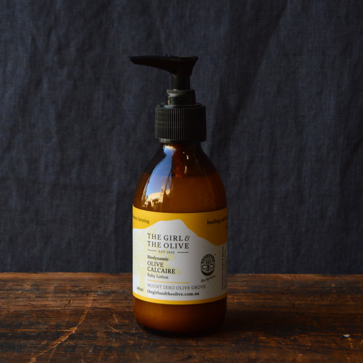 Biodynamic Olive Calcaire Baby Lotion