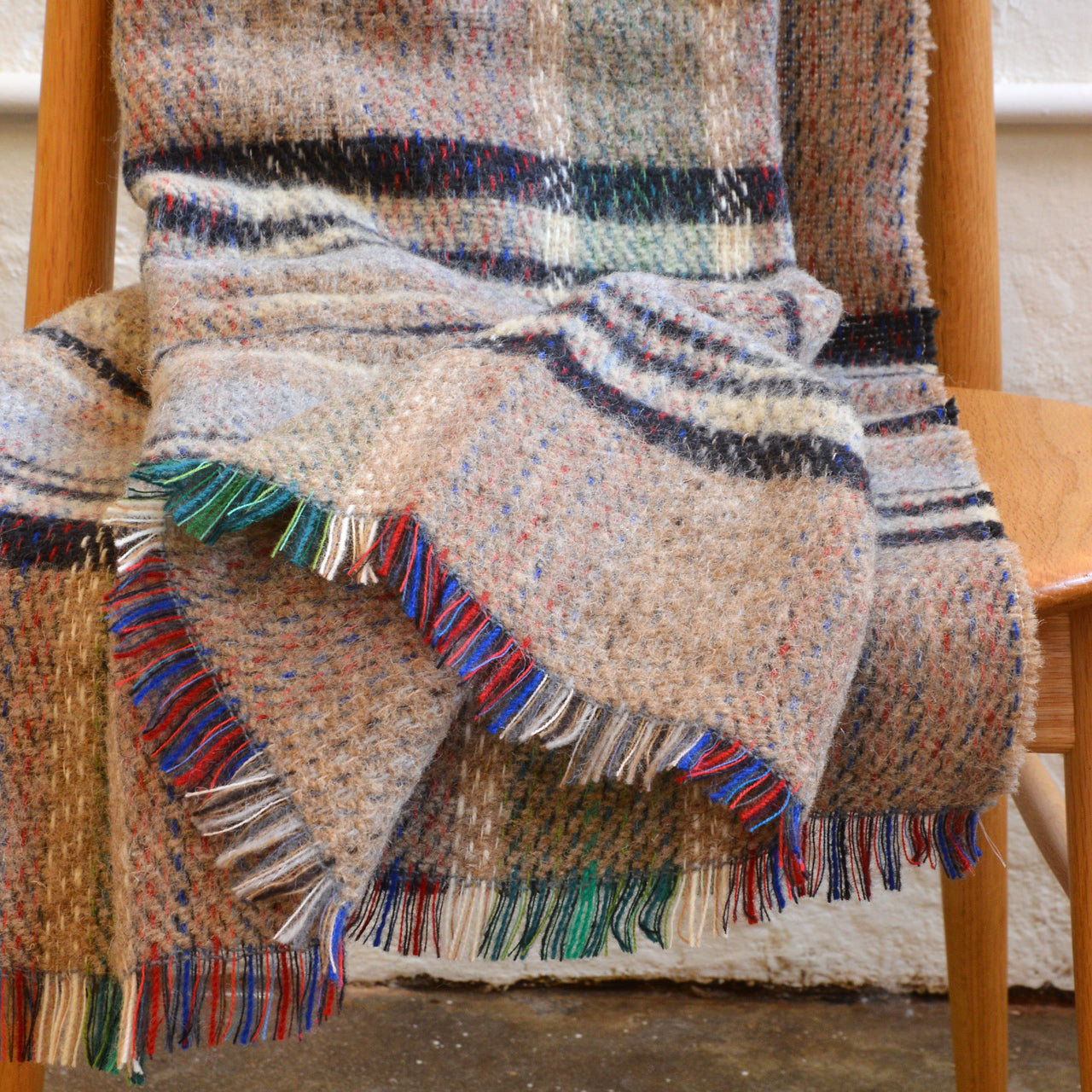 Blanket/Picnic Rug in 100% Recycled Wool by Tweedmill from Woollykins