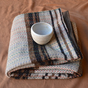 Roll-up Picnic Blanket with Handle - 100% Recycled Wool