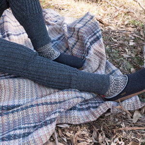 Roll-up Picnic Blanket with Handle in 100% Recycled Wool