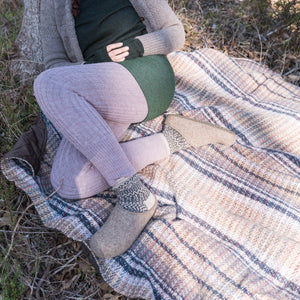 Roll-up Picnic Blanket with Handle - 100% Recycled Wool