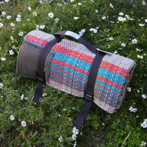 Roll-up Picnic Blanket with Handle - 100% Recycled Wool