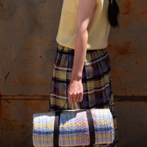 Roll-up Picnic Blanket with Handle - 100% Recycled Wool