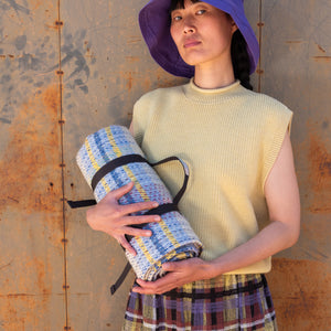 Roll-up Picnic Blanket with Handle - 100% Recycled Wool