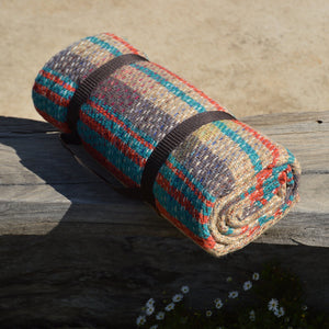 Roll-up Picnic Blanket with Handle - 100% Recycled Wool