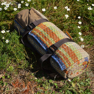 Roll-up Picnic Blanket with Handle - 100% Recycled Wool