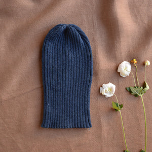 Fisherman's Jersey Beanie in 100% Natural Indigo Dyed Wool