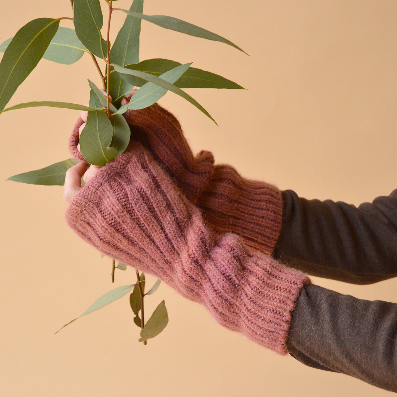 Plant Dyed Chunky Wool/Alpaca Hand Warmers (Adults) *Returning soon