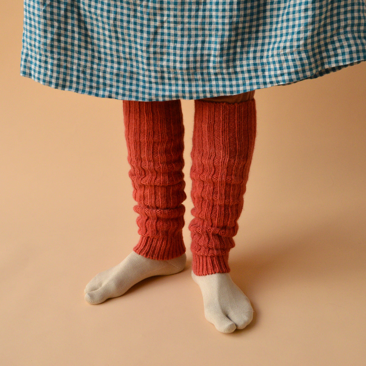 Plant Dyed Chunky Wool/Alpaca Rib Legwarmers (Teen-Adults) *Returning 2026