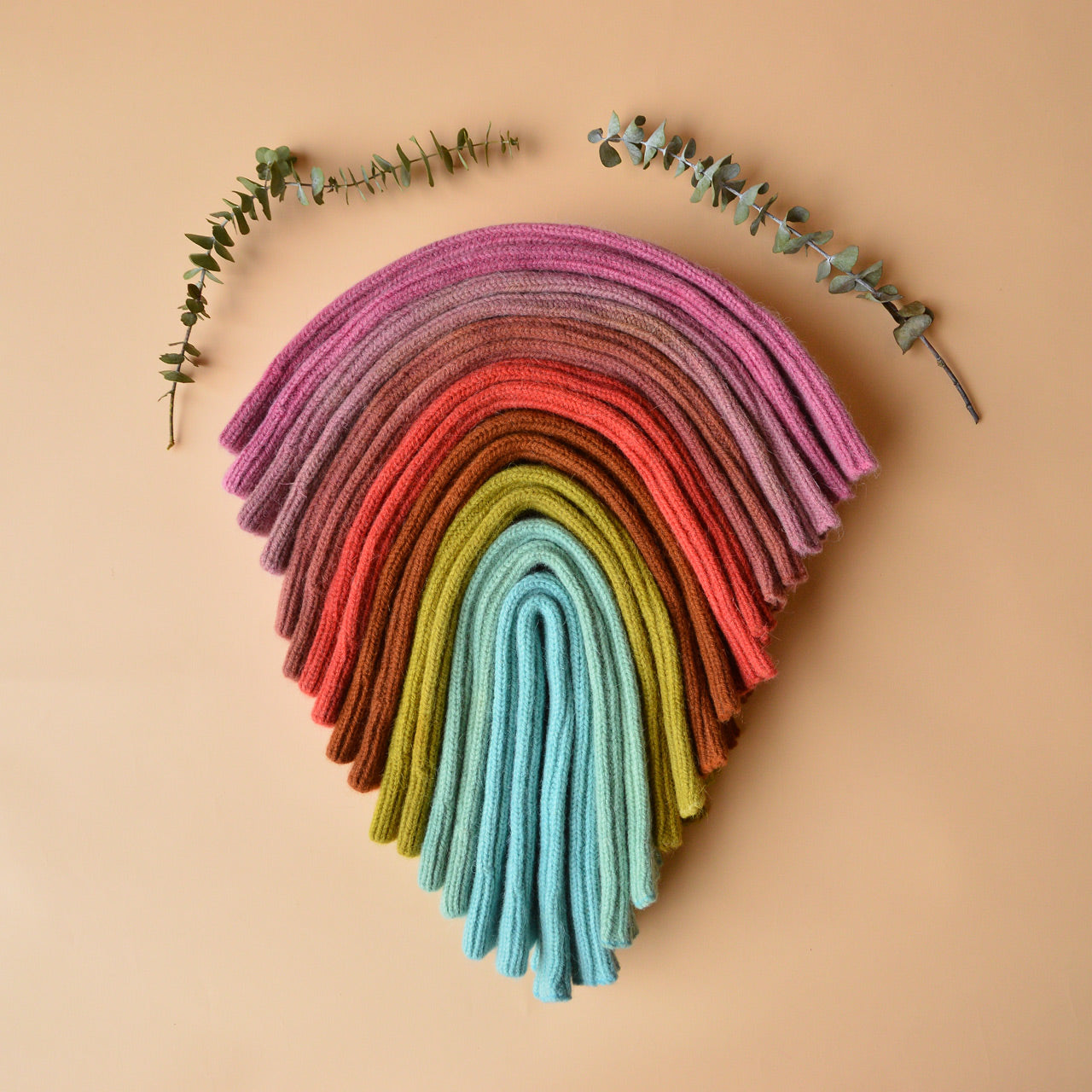 Plant Dyed Chunky Wool/Alpaca Rib Legwarmers (Teen-Adults) *Returning 2026