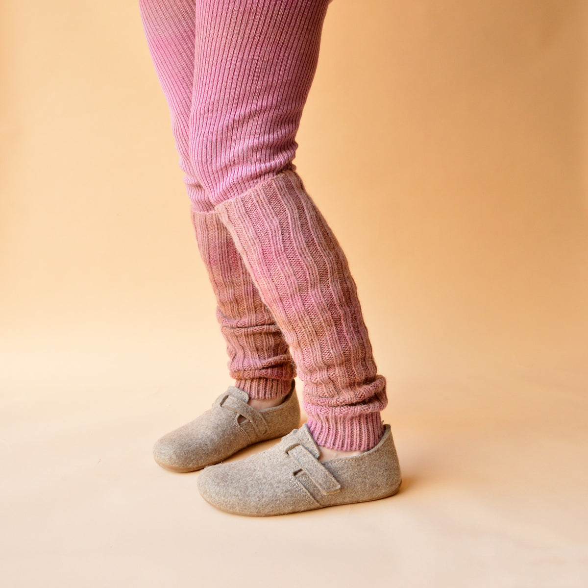Plant Dyed Chunky Wool/Alpaca Rib Legwarmers (Teen-Adults) *Returning 2026