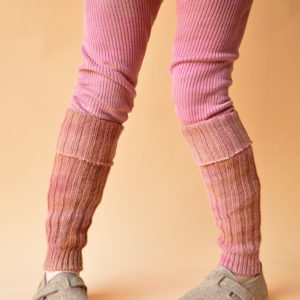 Plant Dyed Chunky Wool/Alpaca Rib Legwarmers (Teen-Adults) *Returning 2026