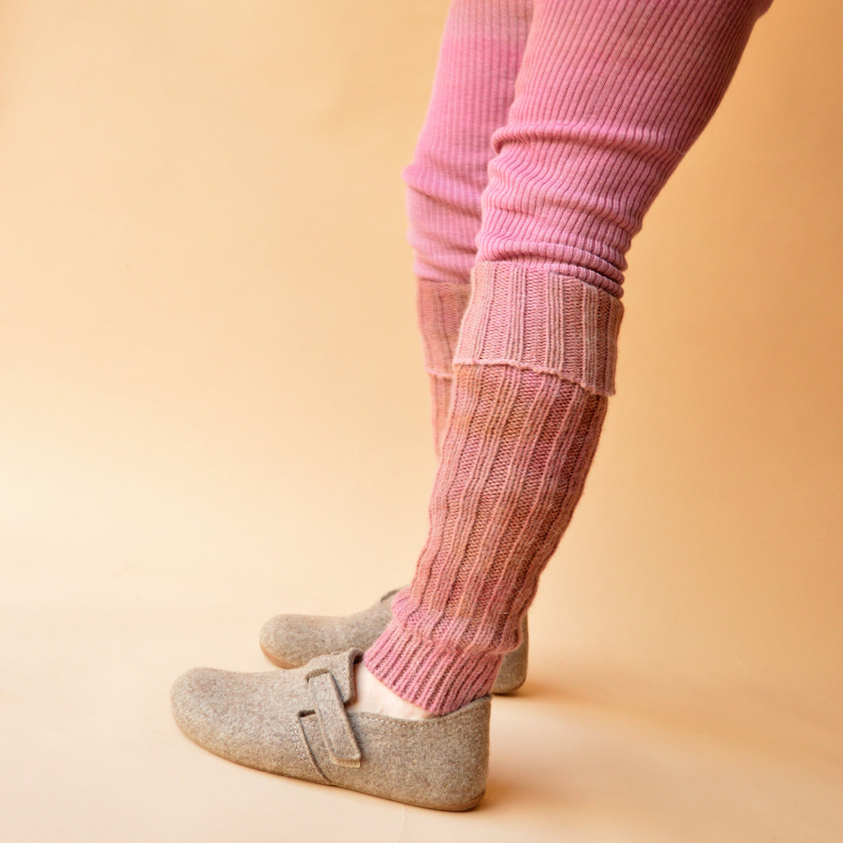 Plant Dyed Chunky Wool/Alpaca Rib Legwarmers (Teen-Adults) *Returning 2026