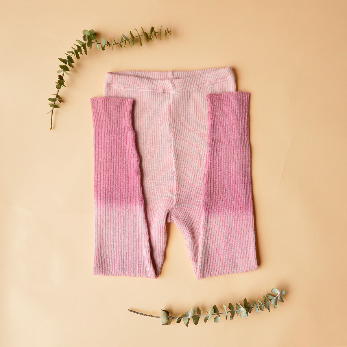 Plant Dyed  Fine Knitted Merino Rib 3/4 Length Leggings (Women 8-12) *Returning 2026