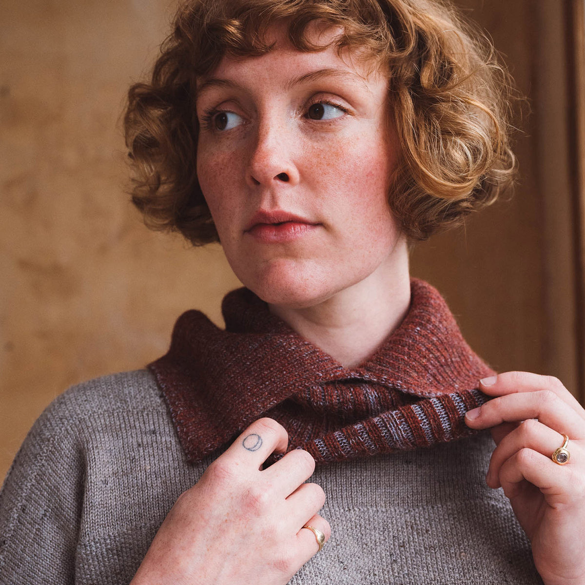 Split Tube Scarf - 100% Baby Alpaca
